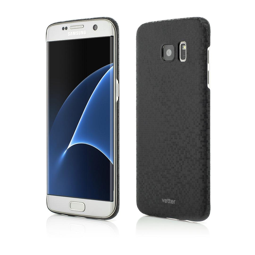 Husa Vetter pentru Samsung Galaxy S7 Edge, Smart Case Pixel FX, Ultra Slim, Negru - vetter.ro